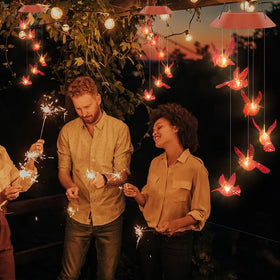 AIONASA Cardinal Solar Wind Chimes arrive gift-ready for mom and grandma