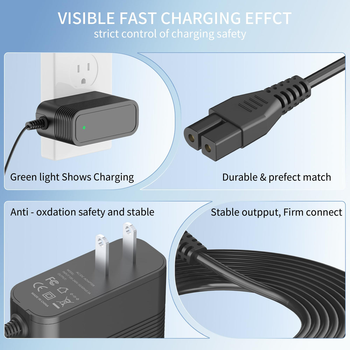 VOJSALDR Aiper S1 168V charger in use beside a pool cleaner.