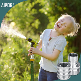 AIPOR quick-connect female hose connector enabling secure tool-free connection