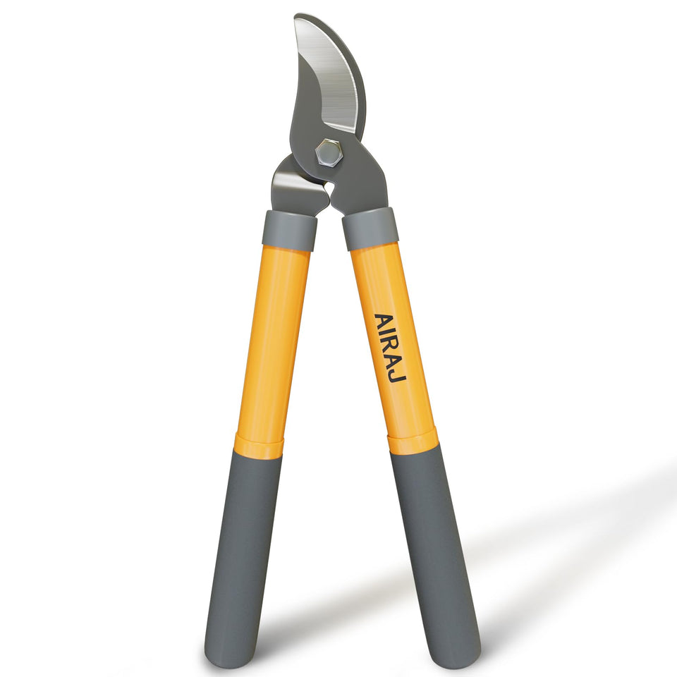 AIRAJ Bypass Loppers blade close-up showing sharp SK5 blade for clean cuts