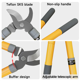 AIRAJ comfortable non-slip grip improves control during sweaty gardening tasks.