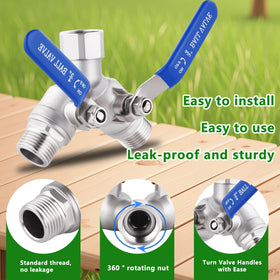 AIRLUNCH easy water flow control for efficient yard tasks