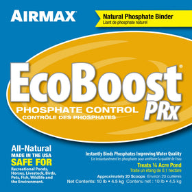 Airmax EcoBoost PRx shoreline application shows even distribution for phosphate binding