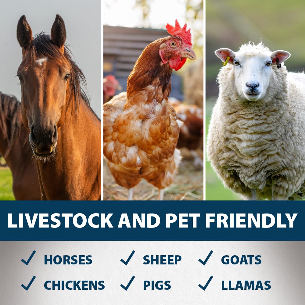 Airmax helps maintain a healthier water tank ecosystem for farm animals