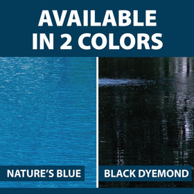 Airmax Pond Dye easy-to-dissolve packets disperse evenly across water.