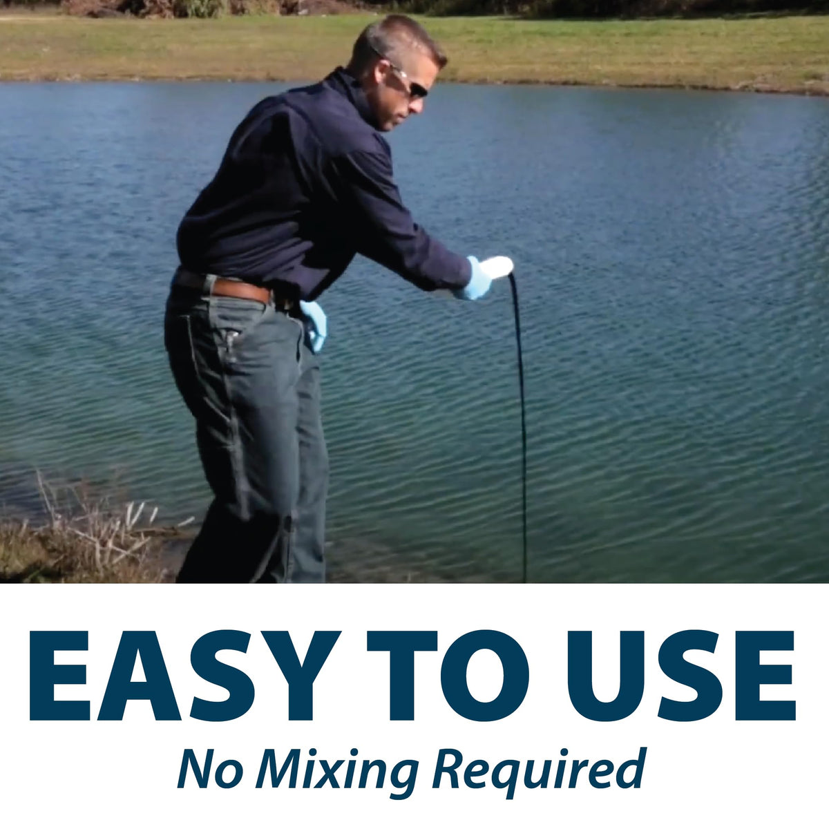 Airmax Pond Dye Plus safe environment with wildlife around treated water