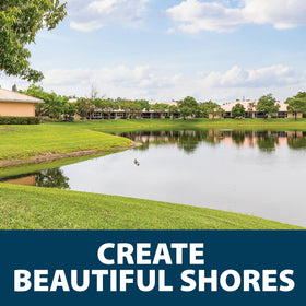 Airmax Shoreline Defense suitable for lakes, rivers, and estuaries.