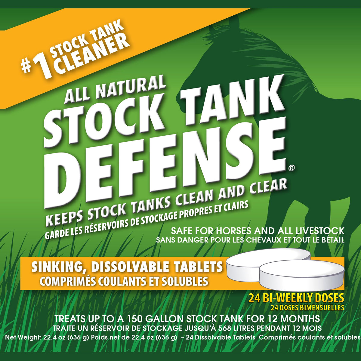 Airmax Stock Tank Defense in action improving water clarity with beneficial bacteria