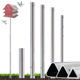 AirVows 15ft pole installed supports purple martin housing in windy conditions