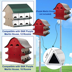 AirVows triangular aluminum design delivers durable support against gusts