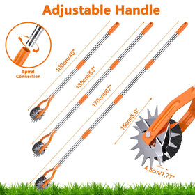 Aishkimo Edger adjustable handle for comfortable, customized reach.