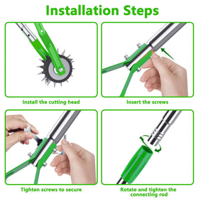 Aishkimo Edger eco friendly manual trimming without cords or fumes.