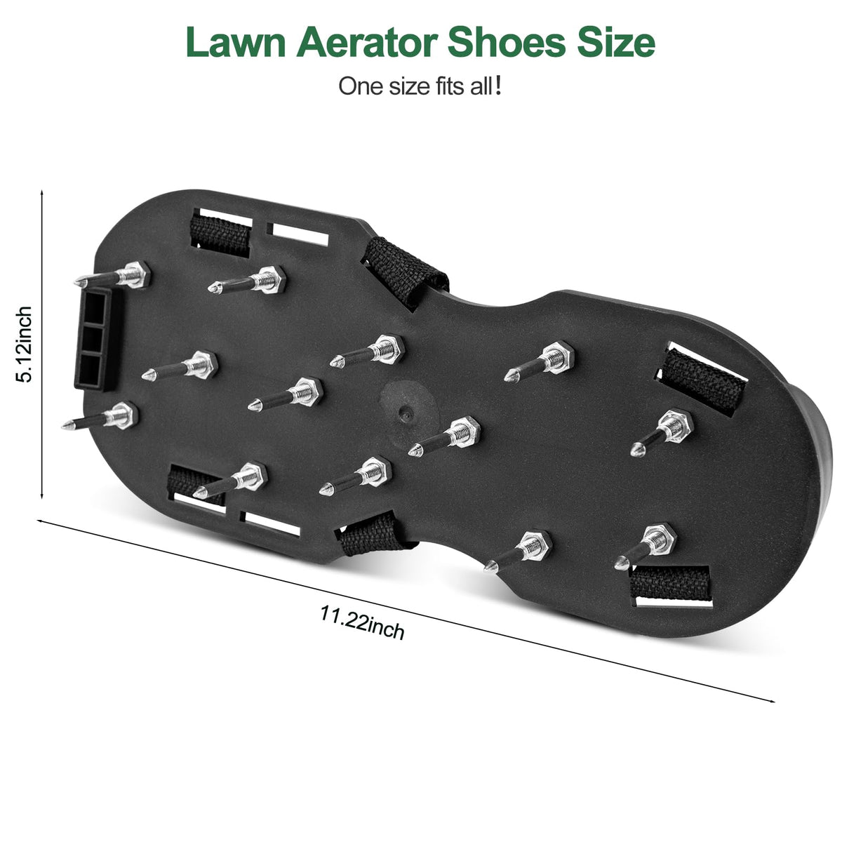 Aishkimo corrosion-resistant spikes stay sharp for repeated seasons.