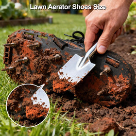 Aishkimo easy-yard aeration helps nourish greener lawns.