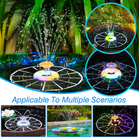 AISITIN 2200mAh battery powers the fountain for longer evenings.