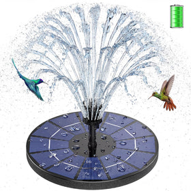 AISITIN 3.5W solar pump with six nozzles for bird baths and ponds