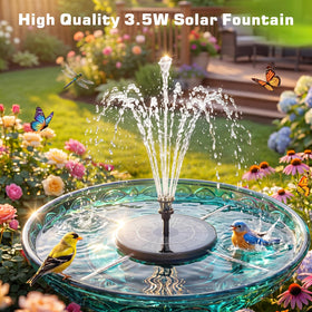AISITIN attracts birds like hummingbirds to the fountain