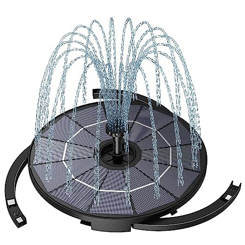 AISITIN bird bath water feature setup creates a serene focal point