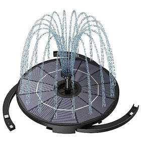 AISITIN bird bath water feature setup creates a serene focal point
