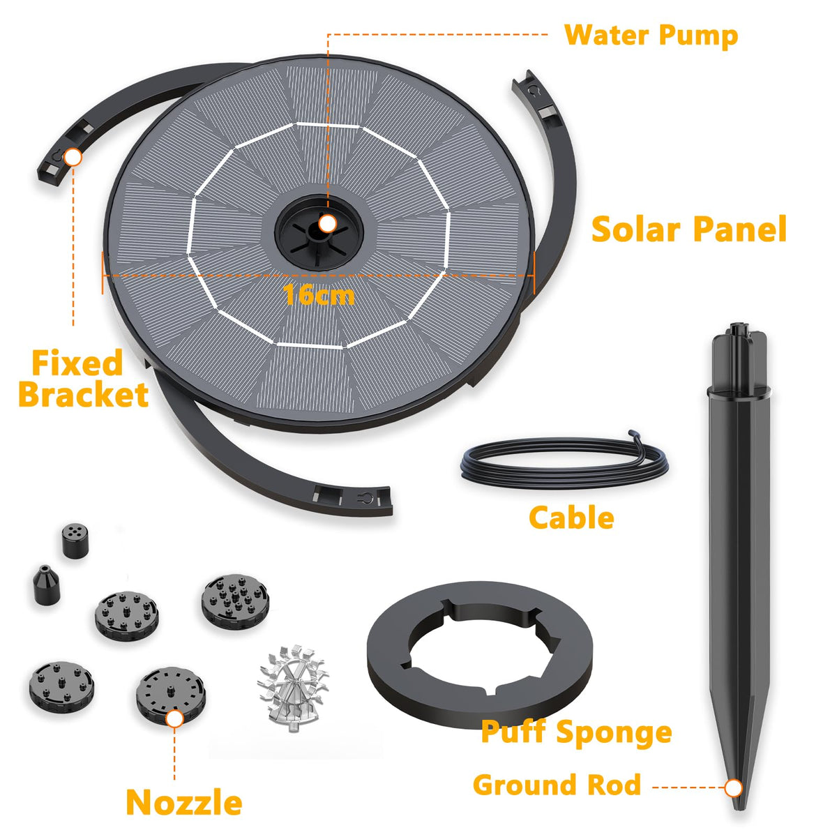 AISITIN adjustable brackets allow precise fountain alignment in baths