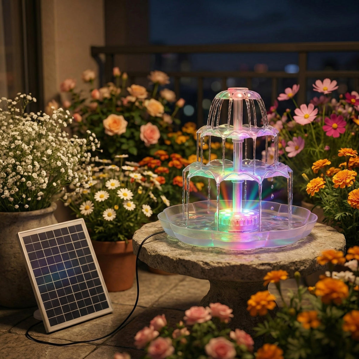 AISITIN easy-installation outdoor water feature for quick enjoyment.