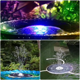 AISITIN night display showcases a colorful water column after sunset