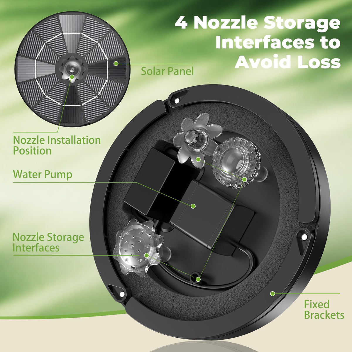 AISITIN removable pump with built-in filter blocks debris