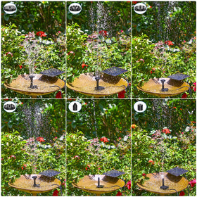 AISITIN six nozzles offer versatile water styles for bird baths and ponds