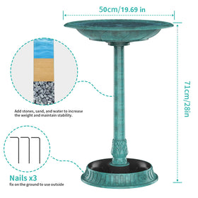 AISITIN 3.5W solar fountain outdoors creates dynamic water features in sunlight