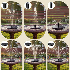 AISITIN bird bath setup ideal for attracting birds with energy-free motion