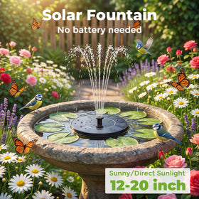 AISITIN easy installation: submerge, place in sun, and enjoy without tools