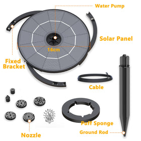 AISITIN detachable pump for easy cleaning and maintenance in outdoor use.