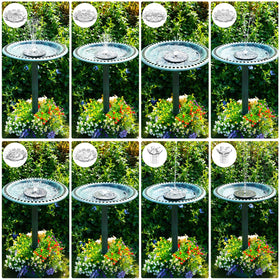 AISITIN detachable solar panel design offers flexible fountain placement