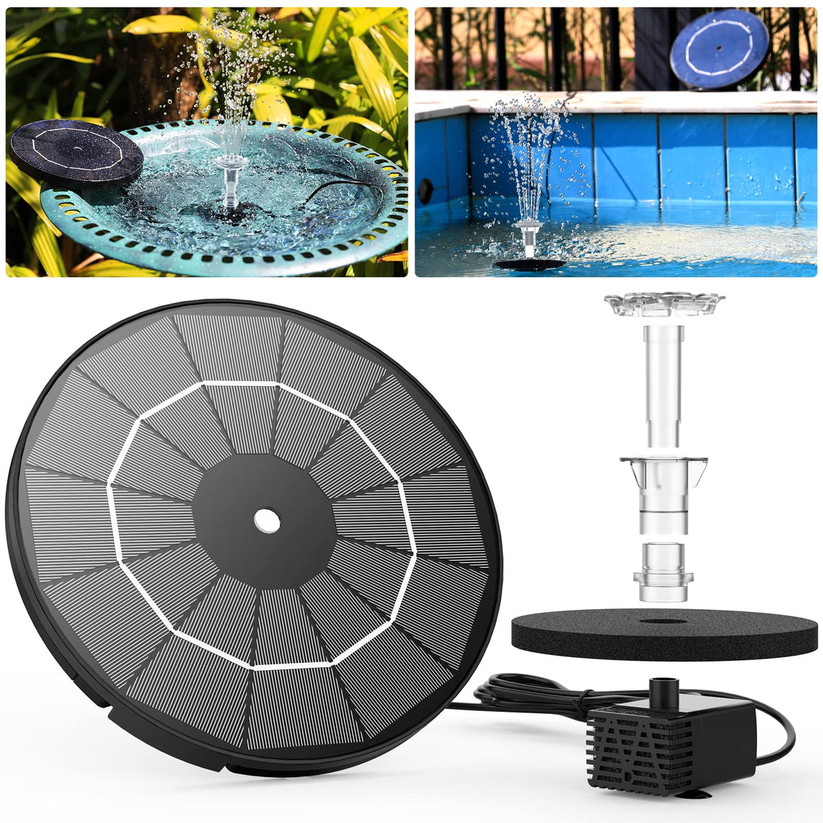 AISITIN solar panel and pump separation enables flexible placement