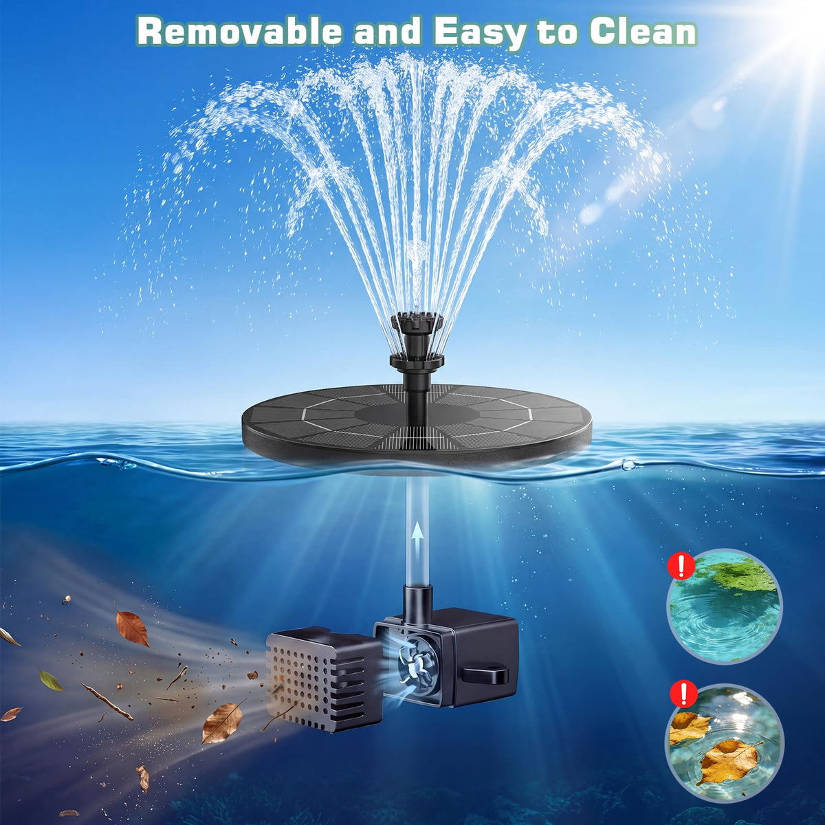 AISITIN no external power needed for nighttime use