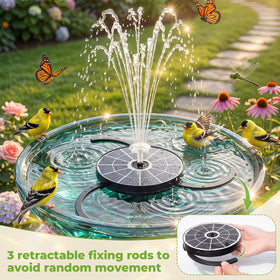 AISITIN retractable bracket adjusts to fit various birdbaths.