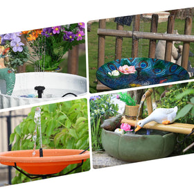 AISITIN sun-powered pump operates automatically in bright sunlight.