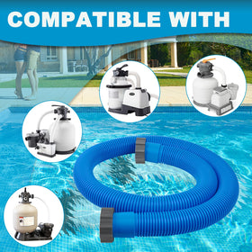 Compatible with most above-ground pool pumps and saltwater systems.