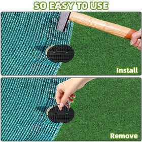 AiTuiTui U-shape sod pins hold turf edges firmly on slopes.