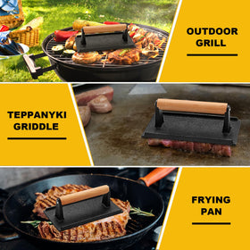 AIVIKI even-heat design supports consistent cooking across foods.