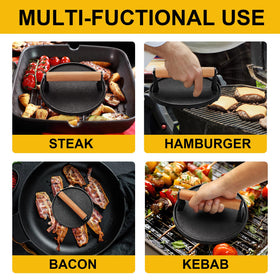 AIVIKI press on stove, oven, or griddle for versatile cooking