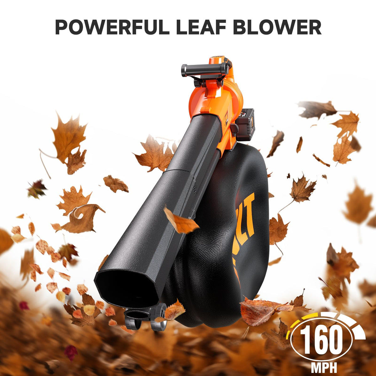 AIVOLT 40L bag with bottom zip for easy emptying.