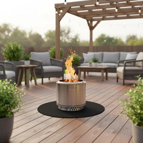 AIZEUSS durable outdoor mat for gatherings and family fires.
