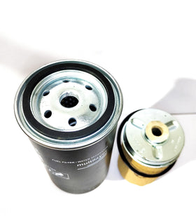 Close-up of AJ Automotive fuel filter media highlighting filtration pores