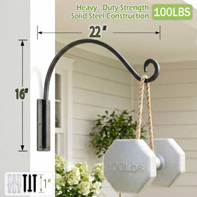 AJART Hanging Plant Hanger with hardware pack simplifies installation on decks