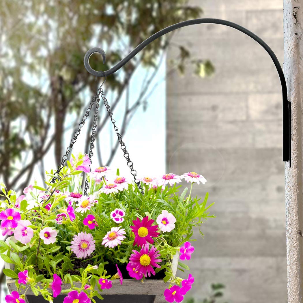 AJART Hanging Plant Hanger outdoor bird feeder hook for nearby birds