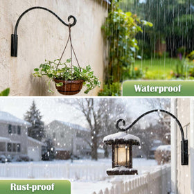AJART Hanging Plant Hanger outdoor wall mount ideal for wind chimes