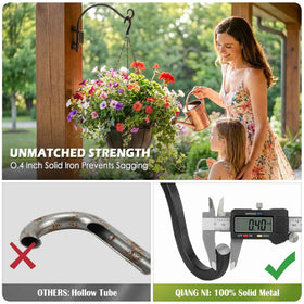 AJART Swivel Plant Hook eight-angle design for versatile garden use