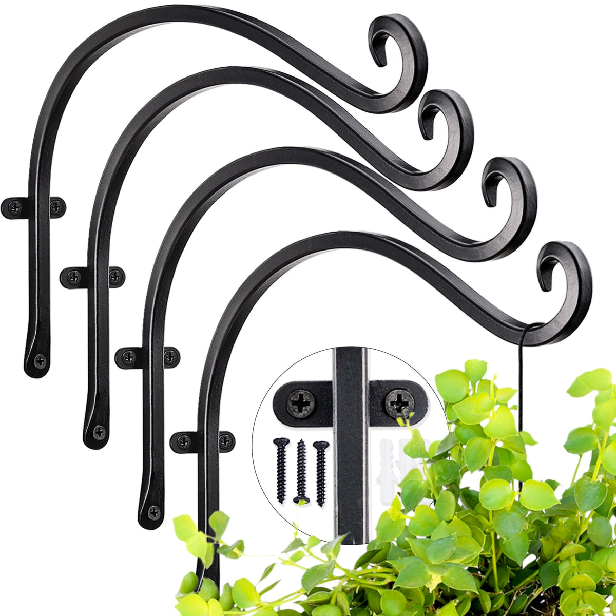 AJART wide-offset design prevents wall contact for clean hanging displays.