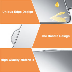 No-wash design with easy-pour handle for quick grease disposal.